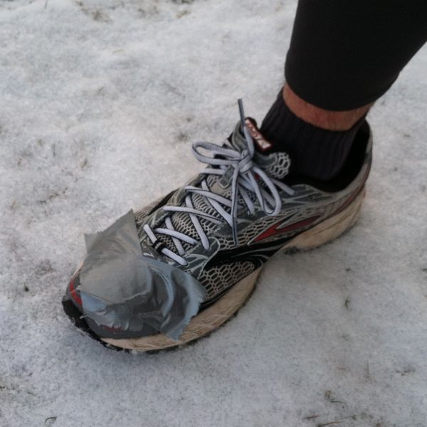 Duct Tape Winter Shoes