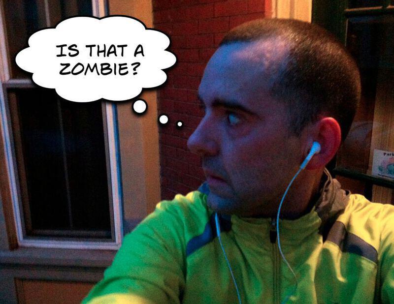 Zombies behind me.
