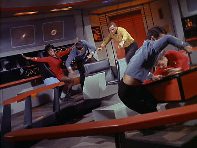Bridge hit on Star Trek